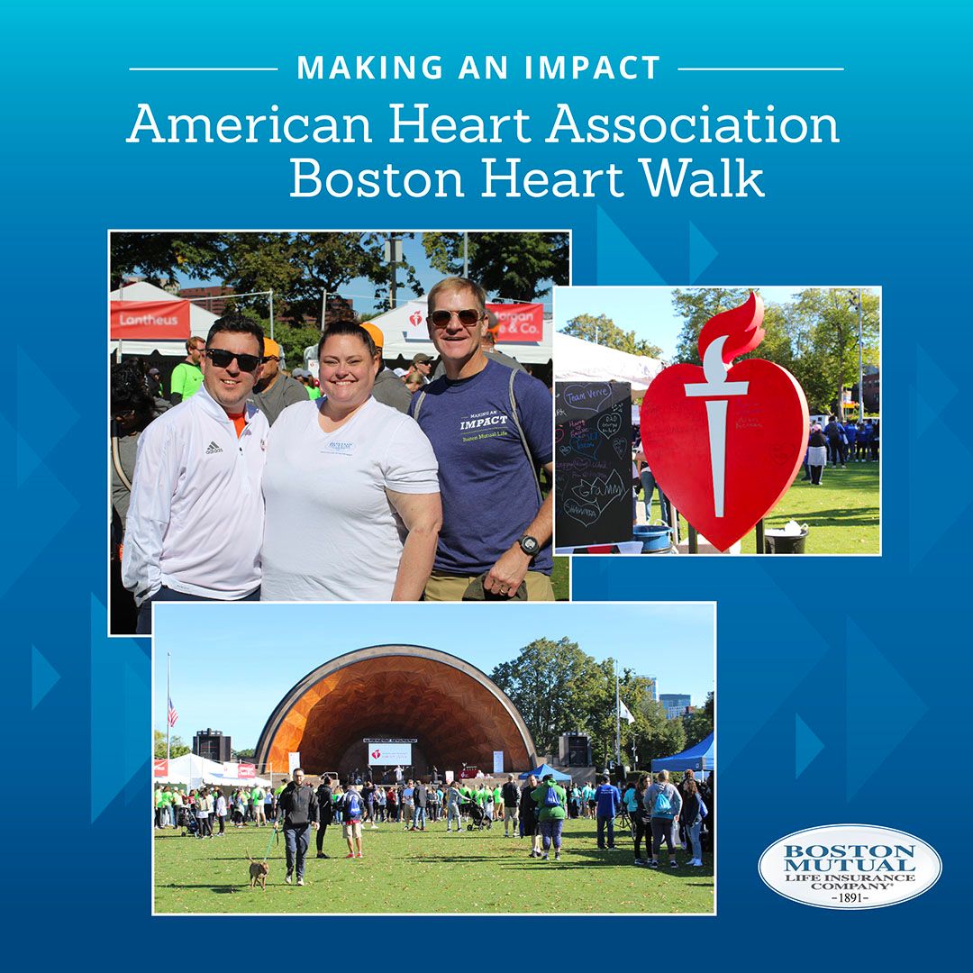 Boston Mutual Life Insurance At The American Heart Association's 2022 Boston Heart Walk
