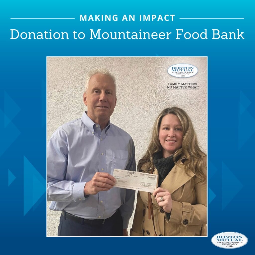 Donation To Mountaineer Food Bank