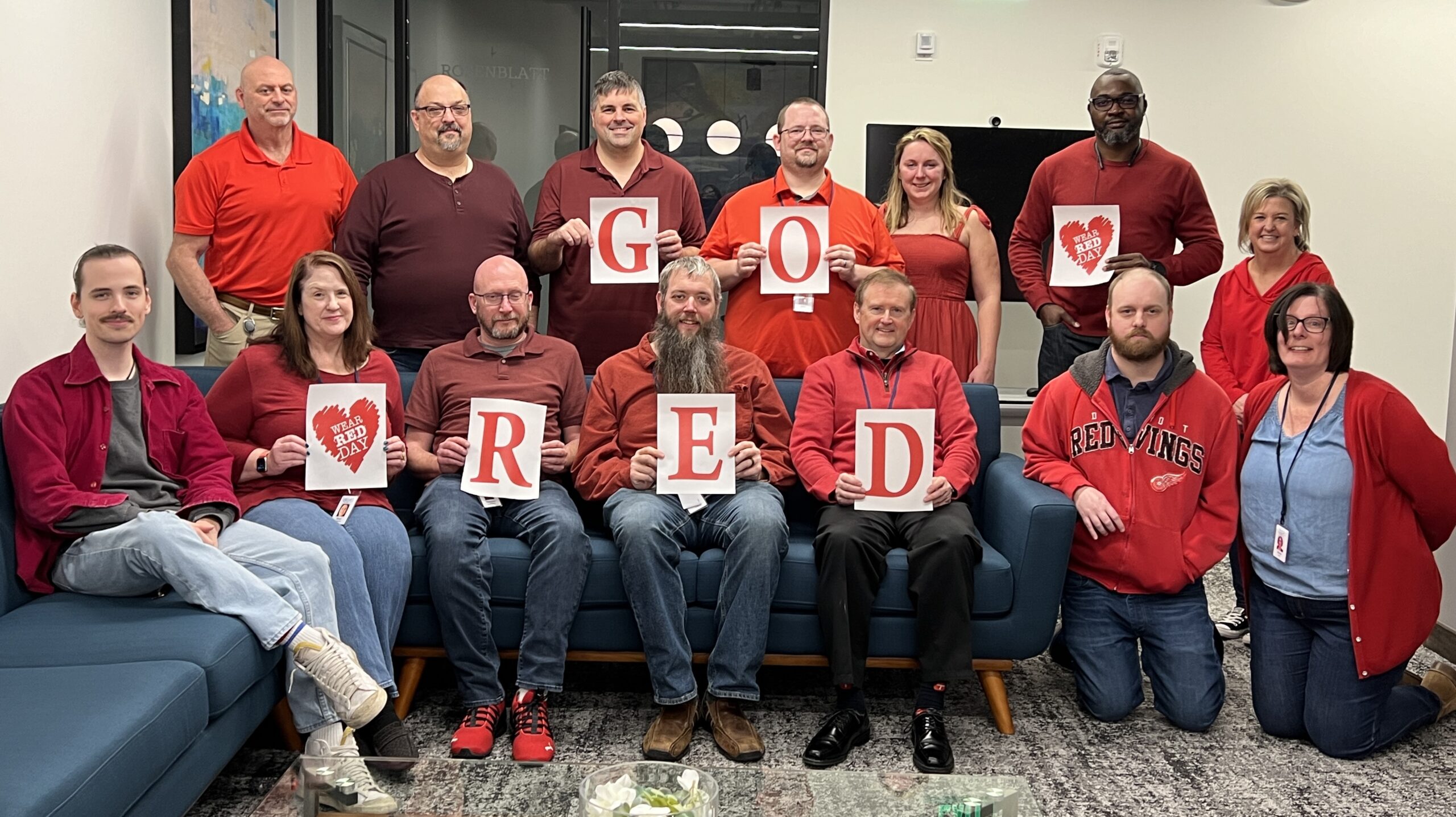 Information Services Department Goes Red
